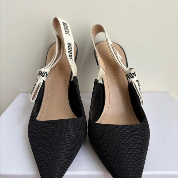 Dior Ribbon Slingback Heels - Picture 3 of 9